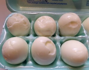Unpeelable Hard Boiled Eggs