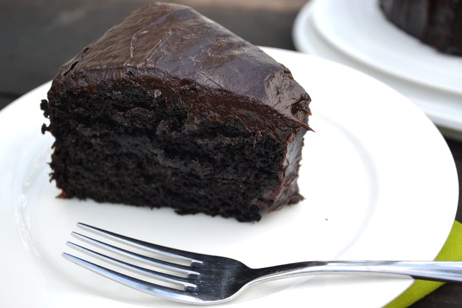 Chocolate Avocado Cake with Chocolate Avocado Buttercream Frosting - craftycookingmama.com