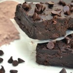 Chocolate Fudge Brownie Black Bean Protein Bar - Vegan - craftycookingmama.com