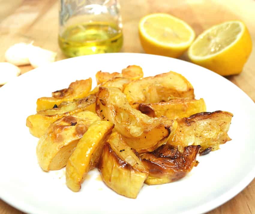 Summer Yellow Crookneck Squash With Big, Bold & Bright Flavor | Roasted in Olive Oil & Lemon Juice | Easy & Delicious | craftycookingmama.com