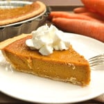 Delicious Creamy Carrot Pie - Tastes Just Like Pumpkin Pie...Maybe Better | Perfectly Spiced & Easier to Make | Perfect Fall & Holiday Pie | craftycookingmama.com