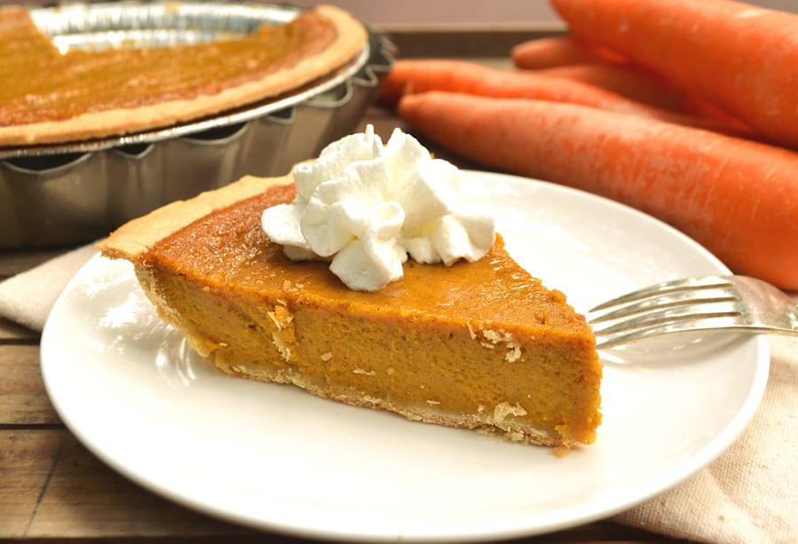 Delicious Creamy Carrot Pie - Tastes Just Like Pumpkin Pie...Maybe Better | Perfectly Spiced & Easier to Make | Perfect Fall & Holiday Pie | craftycookingmama.com