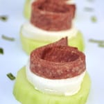 Cream Cheese & Lebanon Bologna Cucumber Hors d'oeuvre | A simple PA Dutch favorite fancied up | Quick and delicious snack or appetizer | www.craftycookingmama.com
