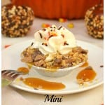 Mini Candy Apple Cheesecake | No Bake - Quick & Easy | Made with Greek Yogurt | Inspired by Fall Flavors | craftycookingmama.com | #effortlesspies