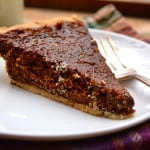 Molasses Pie - a simple PA Dutch Amish pie | Similar to a shoofly pie | Chewy, sweet, unique - delicious | www.craftycookingmama.com