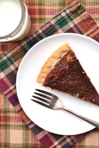 Molasses Pie - a simple Amish/Mennonite PA Dutch pie | Similar to a shoofly pie | Chewy, sweet, unique - delicious | www.craftycookingmama.com