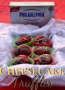 Cheesecake Truffles | Philadephia Cream Cheese Truffles | No Bake Cheesecake Truffles | Easy Candy & Truffle Making | www.craftycookingmama.com | #NaturallyCheesy