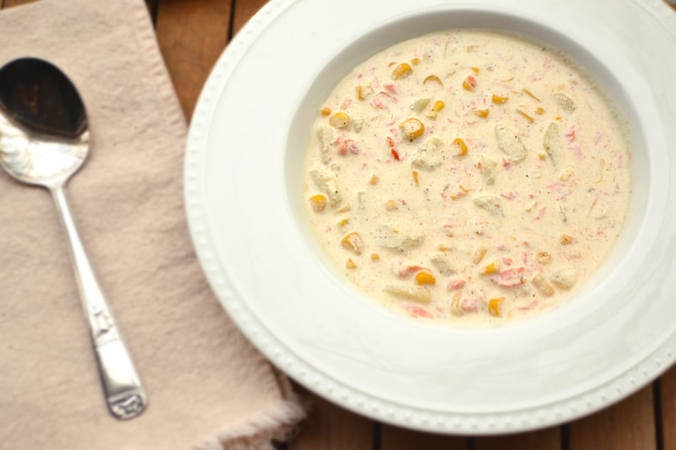 Creamy, Rich, Delicious Smoked Trout Chowder | Made with Cream, White Wine - Use Your Favorite Smoked Fish | www.craftycookingmama.com