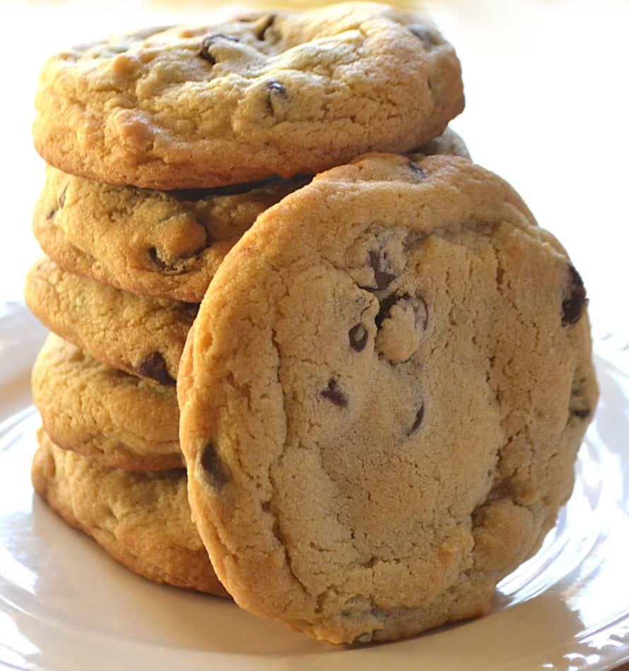 BIG, Thick, Jumbo Chewy Chocolate Chip Cookies | www.craftycookingmama.com