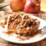 Apple Crisp Made with Graham Cracker Crumbs | Apple Crumble | Brown Betty | www.craftycookingmama.com