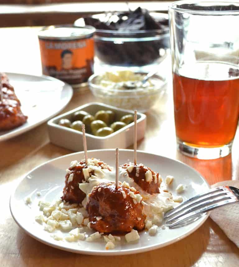 Chipotle Chicken Meatballs Crafty Cooking Mama