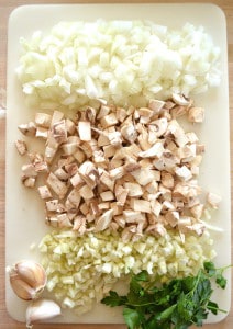 Puttanesca with fennel, onions & mushrooms | www.craftycookingmama.com