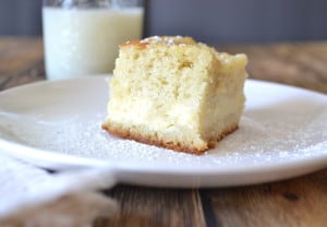 Ricotta Layer Cake | Easy Yellow Ricotta Cake | www.craftycookingmama.com