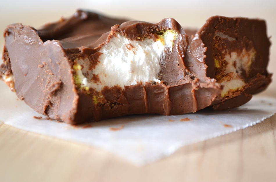 Chocolate Peanut Butter Marshmallow Peeps Fudge | Easy & Effortless - made in microwave & takes less then 5 minutes | Creamy & delicious | www.craftycookingmama.com 