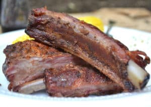 Tender, juicy, delicious, perfectly Smoked St Louis Pork BBQ Ribs - done simply. Smoking doesn't have to be complicated | www.craftycookingmama.com