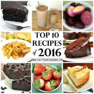 2016 Top 10 Recipes | www.craftycookingmama.com