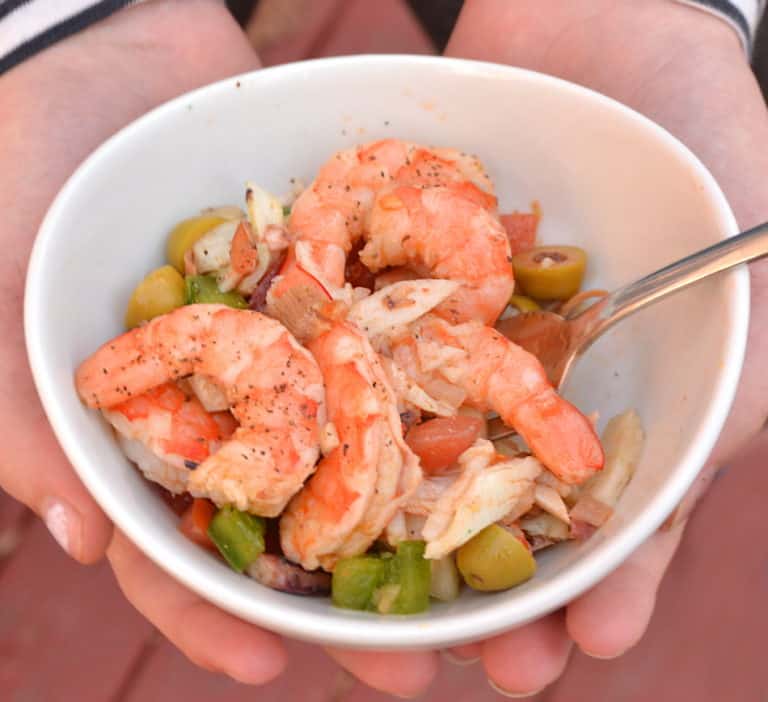 Spanish Seafood Salad Crafty Cooking Mama