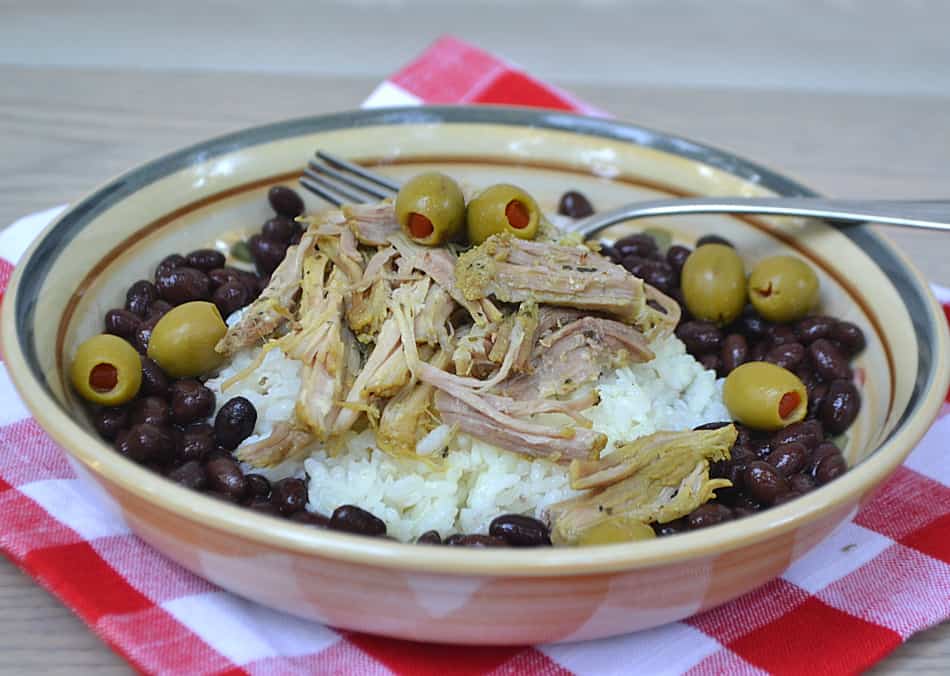 Pressure Cooker Puerto Rican Pork Roast / Pernil | www.craftycookingmama.com