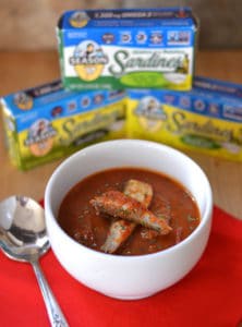 Enjoy this Italian Fisherman's Sardine Stew made with pantry staples | This simple & traditional Italian stew is loaded with bright & authentic flavor for a quick meal | www.craftycookingmama.com