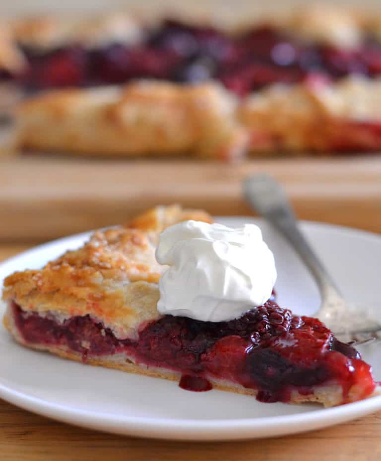 Mixed Berry Galette Crafty Cooking Mama