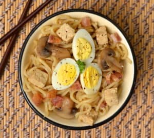 Pork Belly & Tofu Ramen Noodles | www.craftycookingmama.com