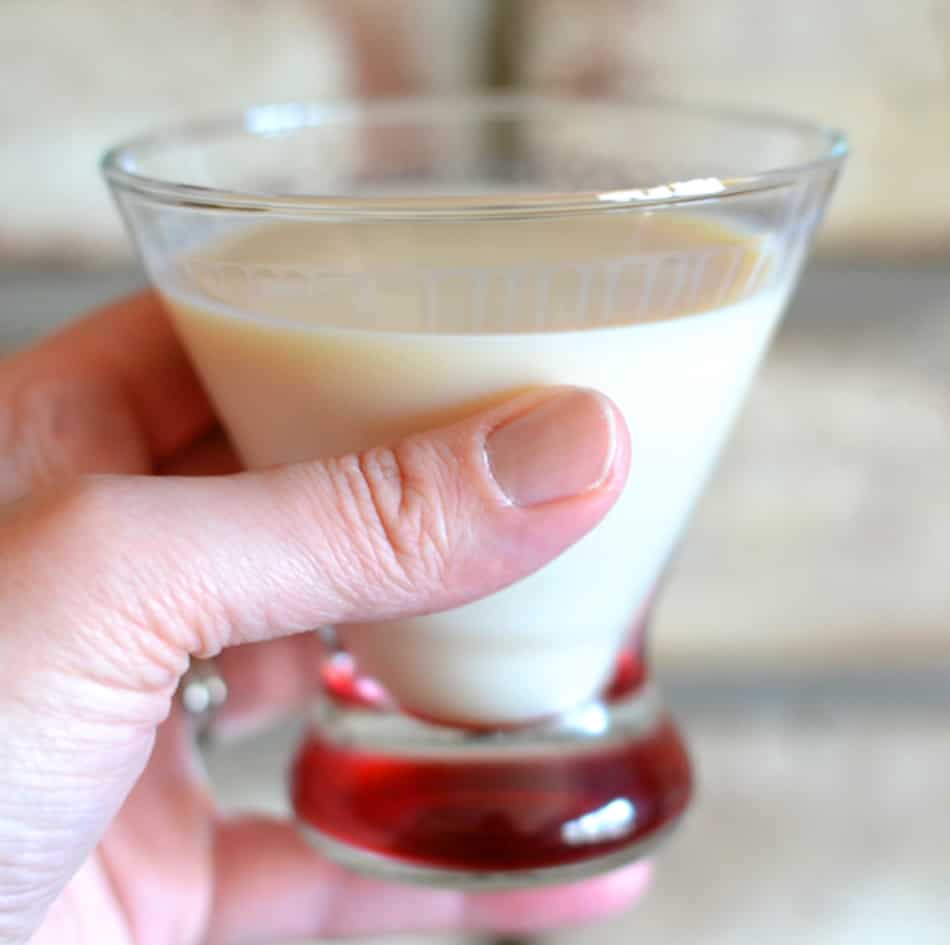 A sweet & simple Irish Cream Vodka Martini. Tones down the sweetness of Irish Cream liqueur without losing the flavor.