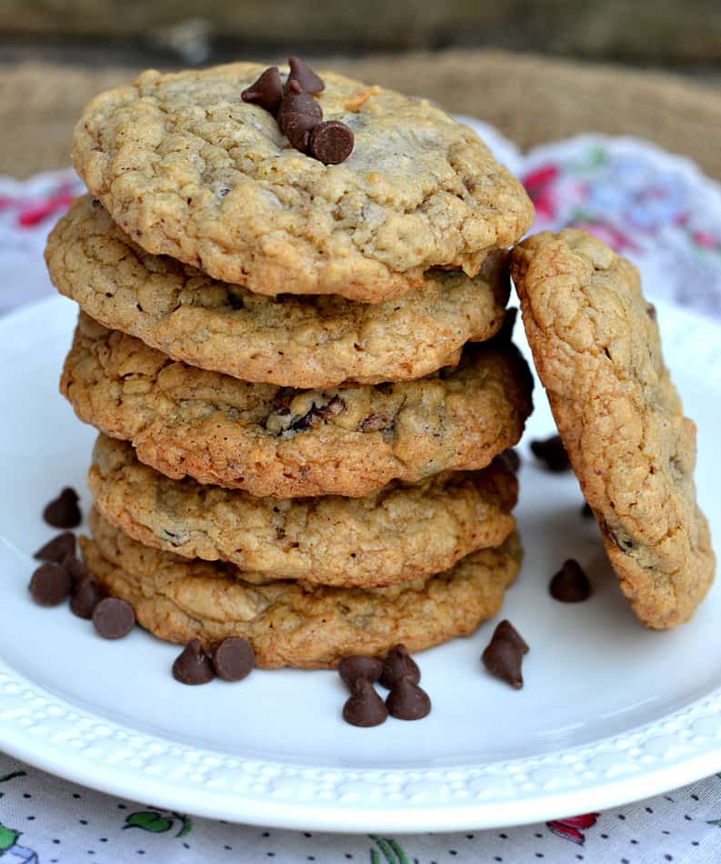 Delicious Soft & Chewy Oatmeal Chocolate Chip Raisin Cookies. This classic cookie (and my all time favorite) are a breeze to mix & bake!