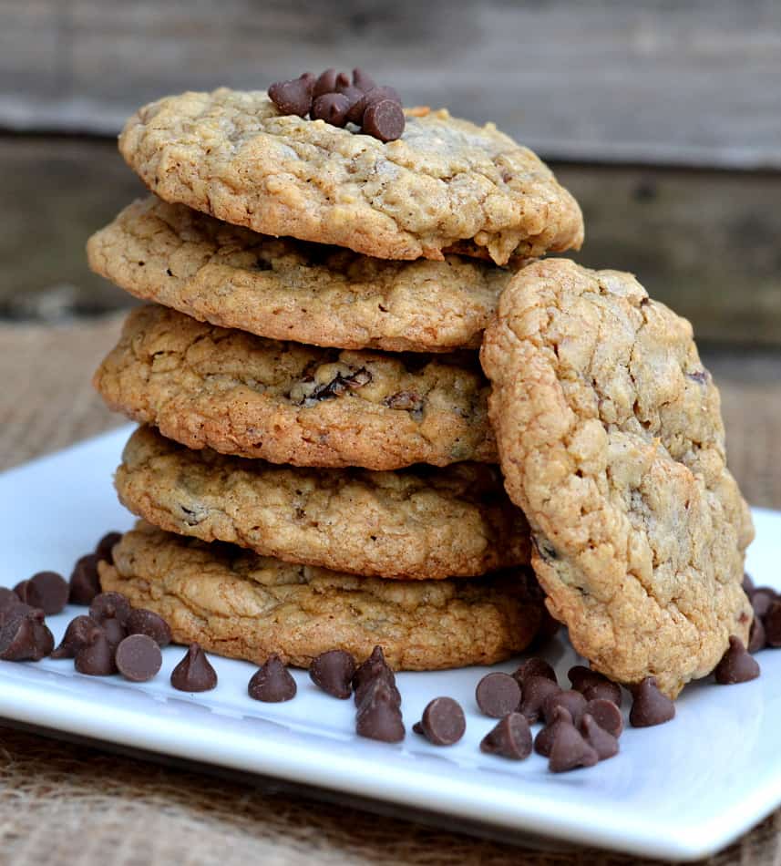 Delicious Soft & Chewy Oatmeal Chocolate Chip Raisin Cookies. This classic cookie (and my all time favorite) are a breeze to mix & bake!