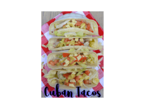 These Cuban Tacos are a fun, quick & delicious summer meal. Cooked on the grill with Hatfield® Pork tenderloin, ham steaks, pickles & Swiss cheese - it's an exciting taco fusion!