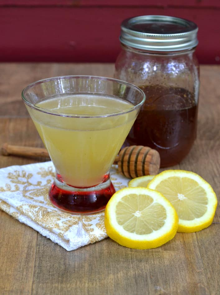 This honey martini is a sweet & simple cocktail. Sweetened by raw honey and balanced with fresh lemon juice - it's the cocktail for all honey lovers!