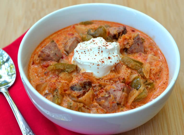 Sauerkraut Sausage Soup Crafty Cooking Mama