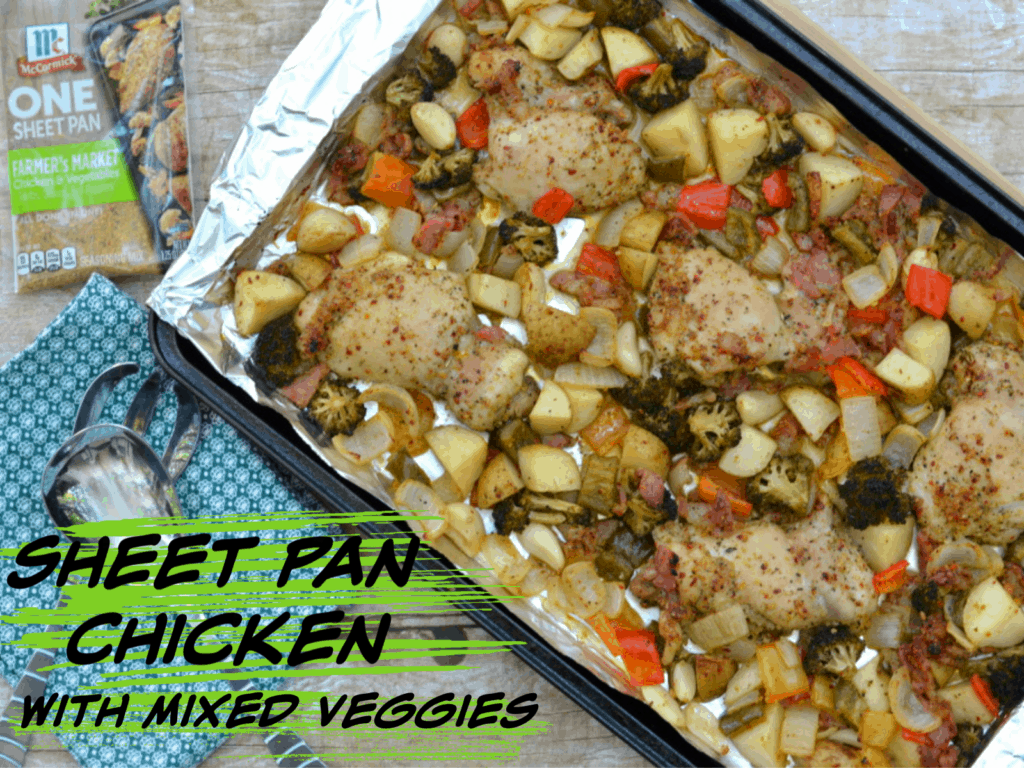 Sheet Pan Vegetables with Mixed Vegetables | www.craftycookingmama.com