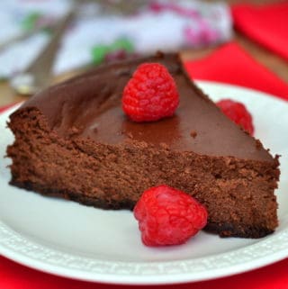 Dark Chocolate Ricotta Cheesecake