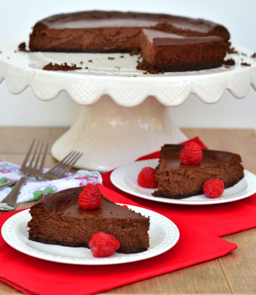 Chocolate Ricotta Cheesecake - Light, Creamy & The Perfect Amount of Cacao Sweetness