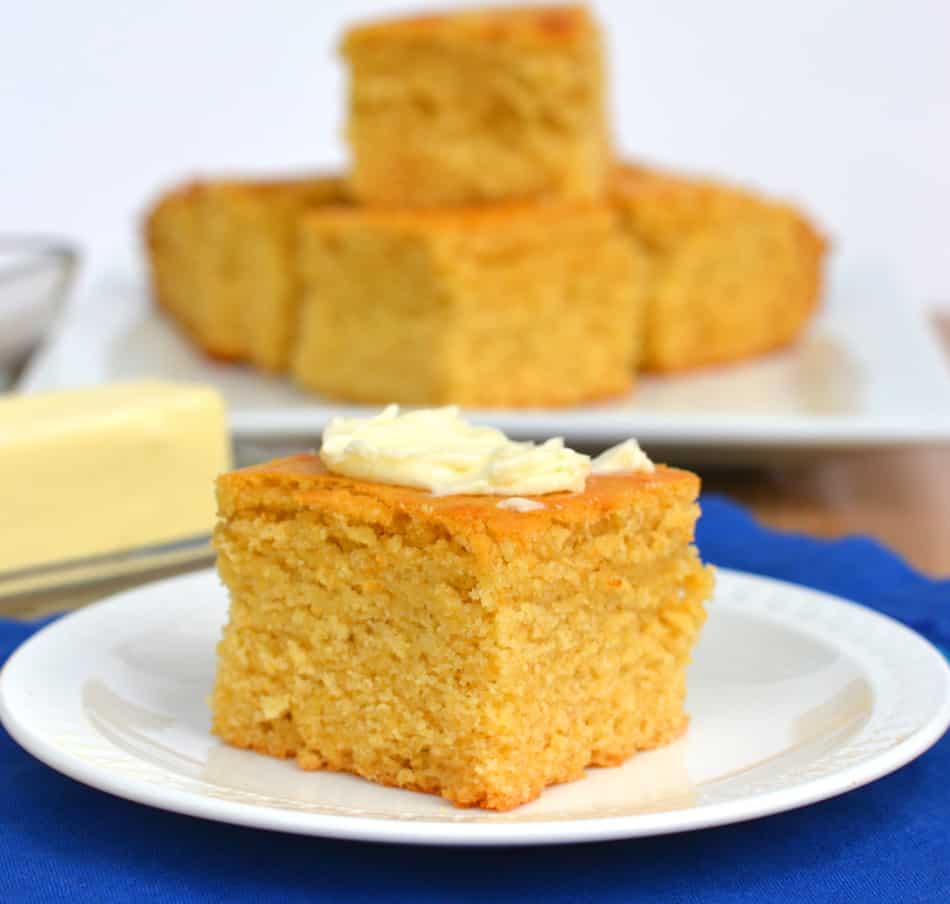 Moist Honey Cornbread | www.craftycookingmama.com