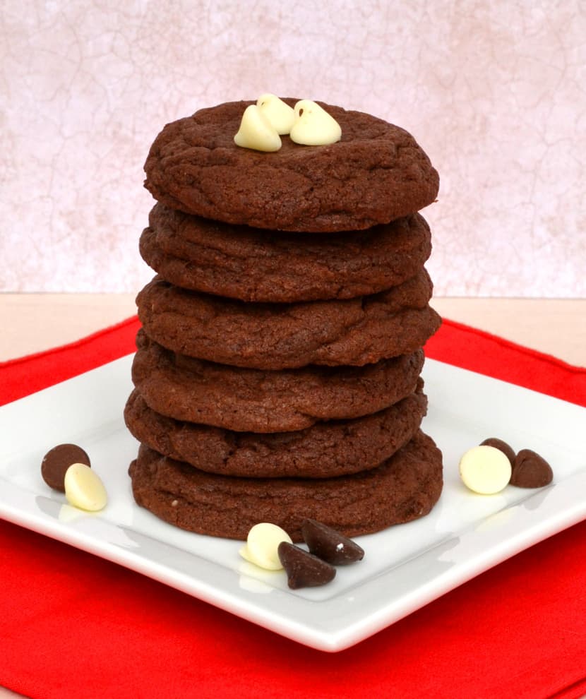 Double Chocolate Chocolate - Chip Cookies