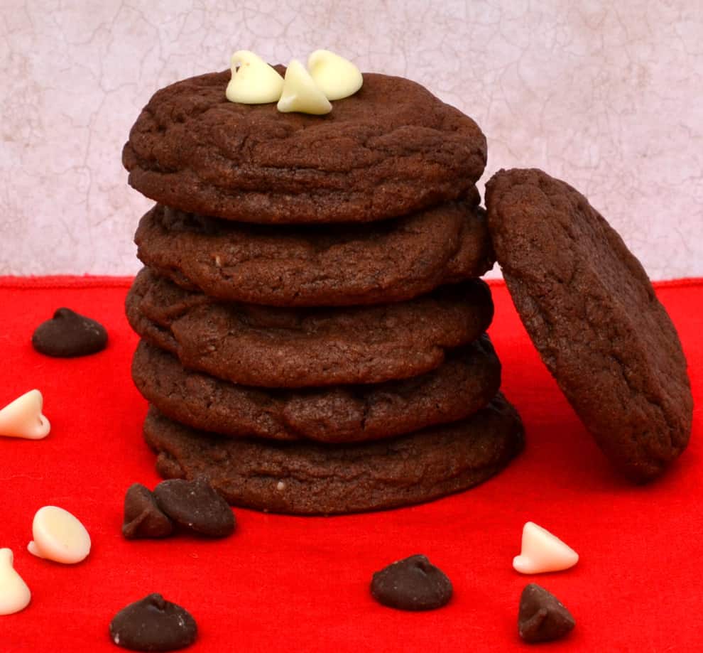 Chocolate Chocolate-Chip Cookies