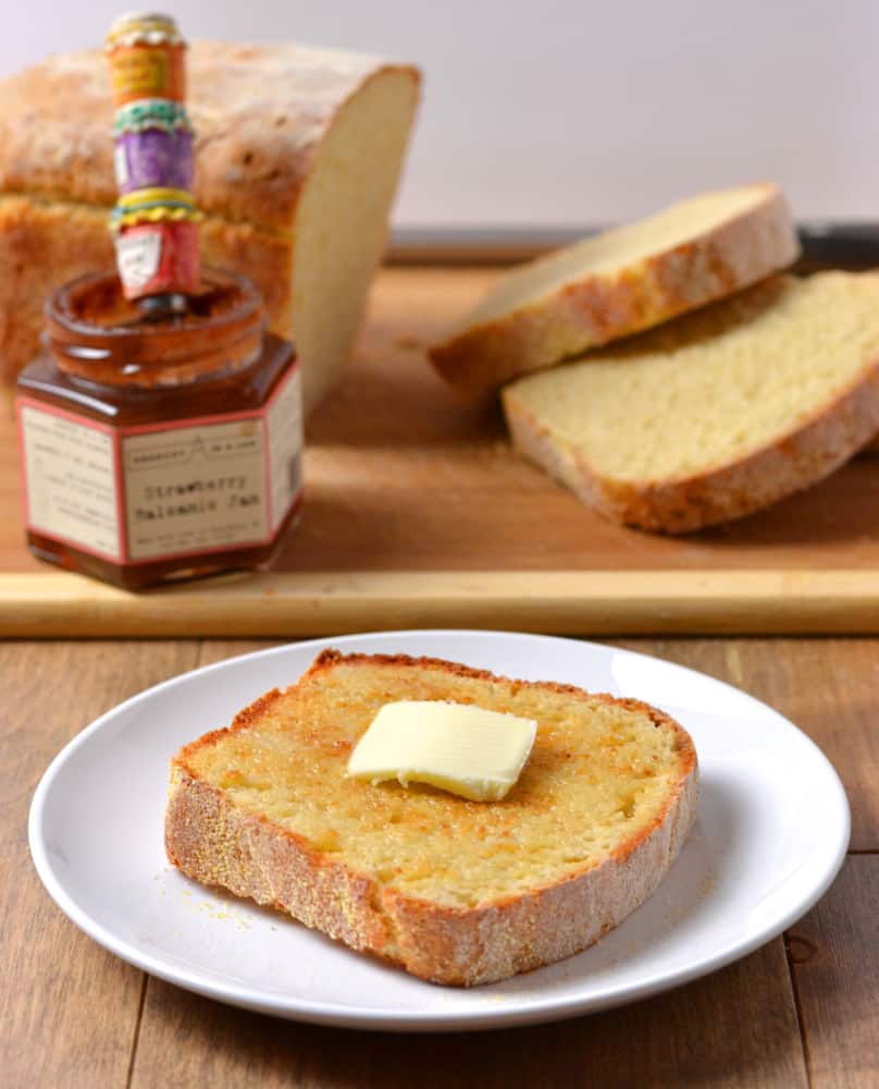 Perfectly Toastable English Muffin Bread - Barefeet In The Kitchen