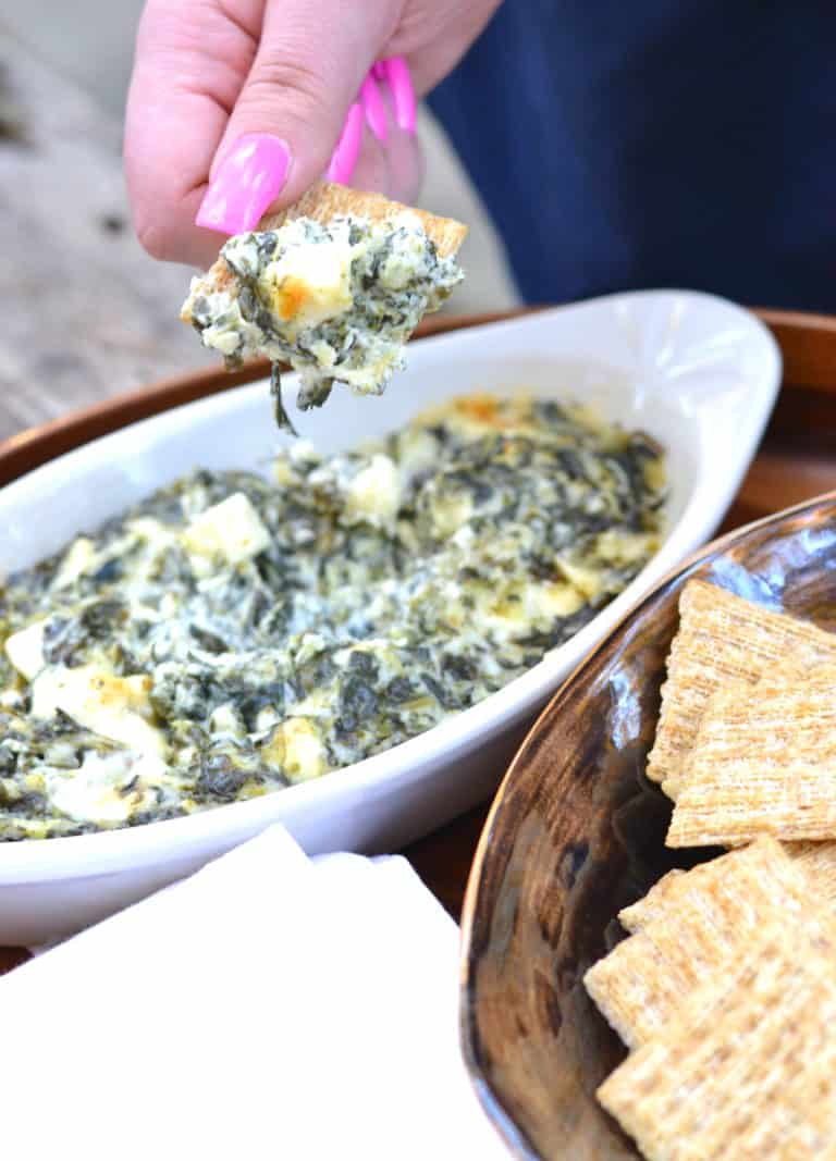 Spinach and Feta Dip Crafty Cooking Mama