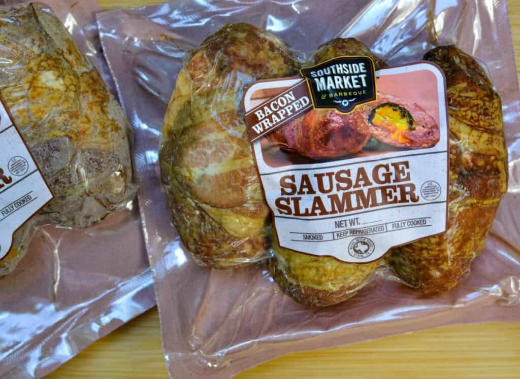 Southside Market & Barbecue Bacon Wrapped Sausage Slammers Package