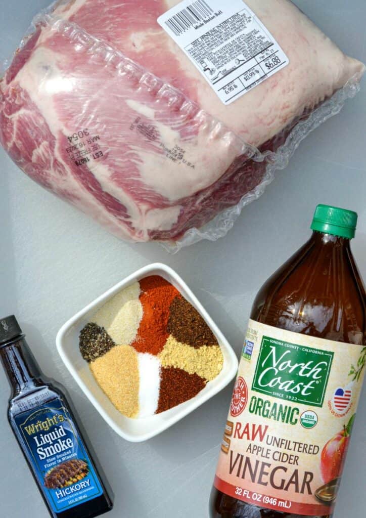 Ingredients for Pulled Pork