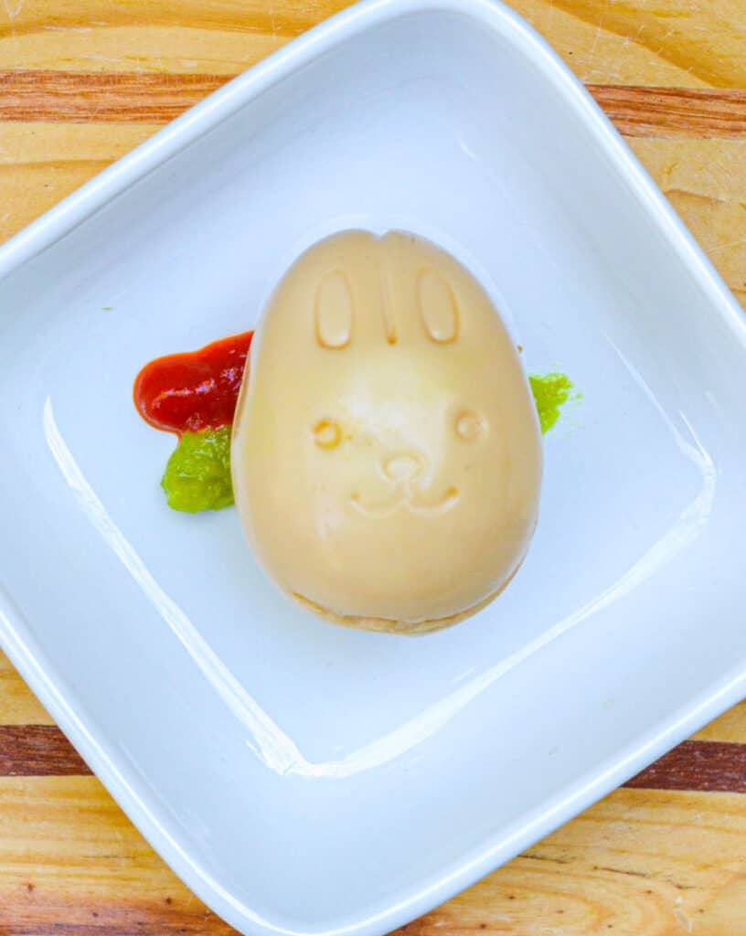 Soy Sauce Boiled Eggs - Bunny Shaped - Made With Bunny Egg Mold